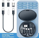 5-in-1 60W Fast Charging Data Cable Set All in One Compatible with All Devices